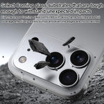 Protection d'objectif de téléphone intégrée en métal Benks King Kong Corning, Pour iPhone 17 Pro Max, Pour iPhone 17 Pro