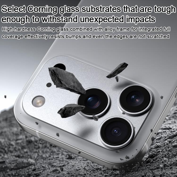 Protection d'objectif de téléphone intégrée en métal Benks King Kong Corning, Pour iPhone 17 Pro Max, Pour iPhone 17 Pro