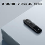 Clé TV Xiaomi Originale 2ème Génération Quad Core Cortex-A55 4K Ultra HD Dual-Band WiFi6 Google TV Stick, Version Globale avec Google Play, 2Go+8Go