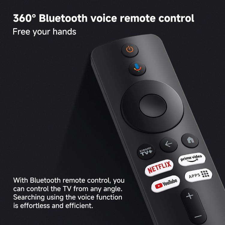 Clé TV Xiaomi Originale 2ème Génération Quad Core Cortex-A55 4K Ultra HD Dual-Band WiFi6 Google TV Stick, Version Globale avec Google Play, 2Go+8Go