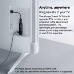 Clé TV Xiaomi Originale 2ème Génération Quad Core Cortex-A55 4K Ultra HD Dual-Band WiFi6 Google TV Stick, Version Globale avec Google Play, 2Go+8Go
