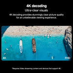 Clé TV Xiaomi Originale 2ème Génération Quad Core Cortex-A55 4K Ultra HD Dual-Band WiFi6 Google TV Stick, Version Globale avec Google Play, 2Go+8Go