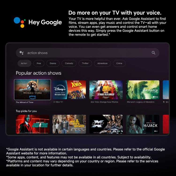 Clé TV Xiaomi Originale 2ème Génération Quad Core Cortex-A55 4K Ultra HD Dual-Band WiFi6 Google TV Stick, Version Globale avec Google Play, 2Go+8Go