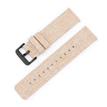 Stainless Steel Pin Buckle Nylon Woven Canvas Watch Band, 16mm, 18mm