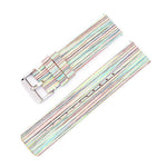 Stainless Steel Pin Buckle Nylon Woven Canvas Watch Band, 16mm, 18mm