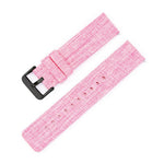 Stainless Steel Pin Buckle Nylon Woven Canvas Watch Band, 16mm, 18mm