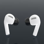 12 embouts d'écouteurs sans fil en mousse à mémoire de forme remplaçables pour AirPods Pro, avec boîte de rangement, mousse à mémoire de forme gris