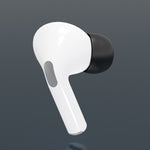 12 embouts d'écouteurs sans fil en mousse à mémoire de forme remplaçables pour AirPods Pro, avec boîte de rangement, mousse à mémoire de forme gris