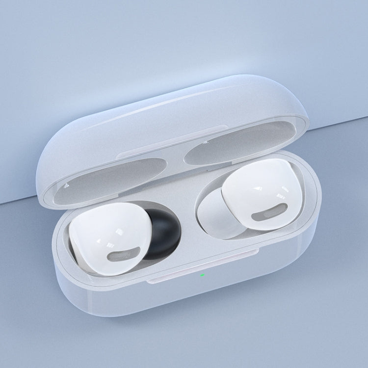 12 embouts d'écouteurs sans fil en mousse à mémoire de forme remplaçables pour AirPods Pro, avec boîte de rangement, mousse à mémoire de forme gris