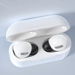 12 embouts d'écouteurs sans fil en mousse à mémoire de forme remplaçables pour AirPods Pro, avec boîte de rangement, mousse à mémoire de forme gris