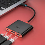 Station d’accueil de bureau 3 en 1 Type-C vers HDMI + USB 3.0 + port de charge Type-C PD, pour Nintendo Switch