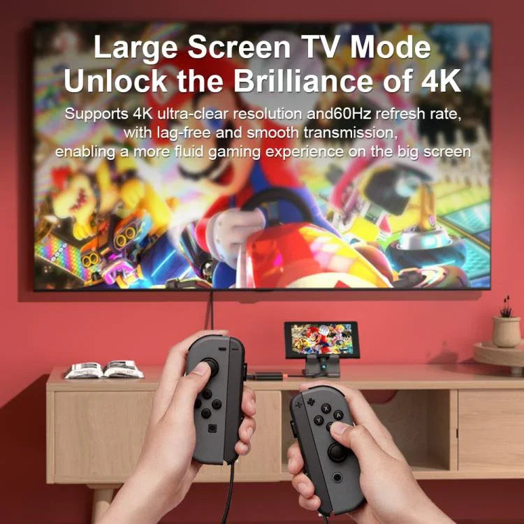 Station d’accueil de bureau 3 en 1 Type-C vers HDMI + USB 3.0 + port de charge Type-C PD, pour Nintendo Switch