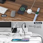Chargeur sans fil magnétique pliable 3 en 1 U50 15 W