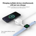 Chargeur sans fil magnétique pliable 3 en 1 U50 15 W