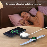 Chargeur sans fil magnétique pliable 3 en 1 U50 15 W