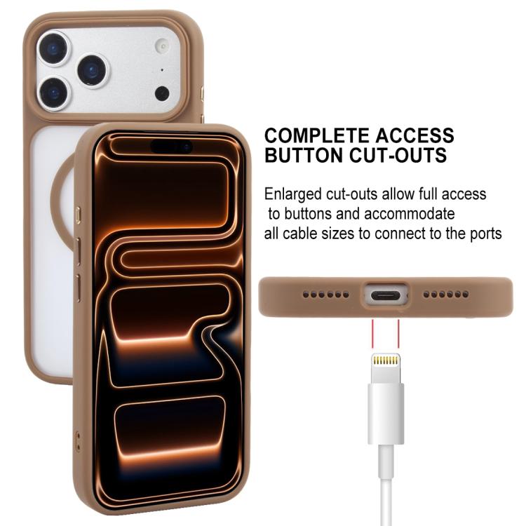 Coque de téléphone GEBEI Jazz Series, finition givrée, compatible MagSafe, Pour iPhone 17 Pro Max, Pour iPhone 17 Pro, Pour iPhone 17, Pour iPhone Air