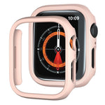 Coque de montre xDfind en polycarbonate givré ajouré, demi-couverture, pour Apple Watch Series 6/5/4/SE 44 mm, pour Apple Watch Series 6/5/4/SE 40 mm, pour Apple Watch Series 11 46 mm/10 46 mm, pour Apple Watch Series 11 42 mm/10 42 mm