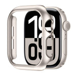 Coque de montre xDfind en polycarbonate givré ajouré, demi-couverture, pour Apple Watch Series 6/5/4/SE 44 mm, pour Apple Watch Series 6/5/4/SE 40 mm, pour Apple Watch Series 11 46 mm/10 46 mm, pour Apple Watch Series 11 42 mm/10 42 mm