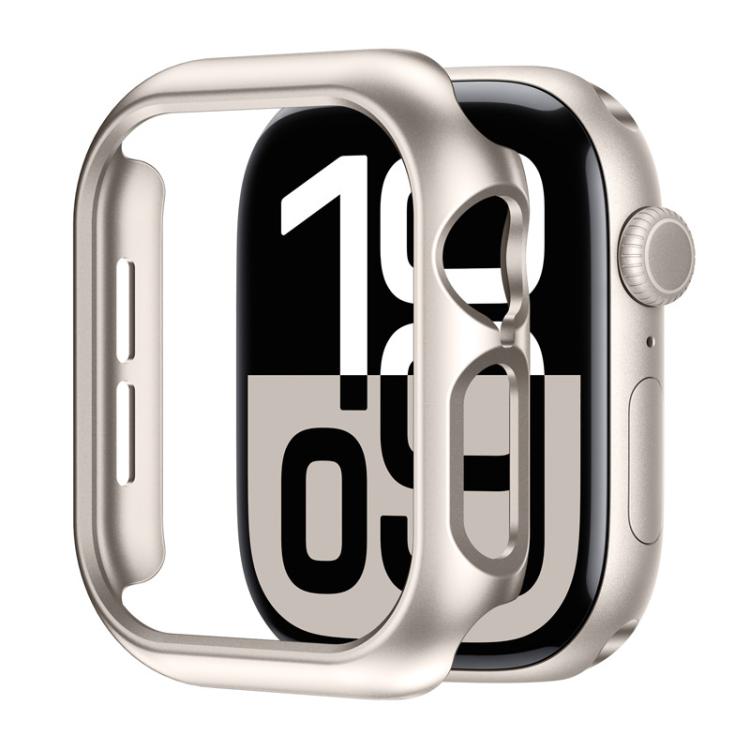 Coque de montre xDfind en polycarbonate givré ajouré, demi-couverture, pour Apple Watch Series 6/5/4/SE 44 mm, pour Apple Watch Series 6/5/4/SE 40 mm, pour Apple Watch Series 11 46 mm/10 46 mm, pour Apple Watch Series 11 42 mm/10 42 mm