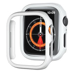 Coque de montre xDfind en polycarbonate givré ajouré, demi-couverture, pour Apple Watch Series 6/5/4/SE 44 mm, pour Apple Watch Series 6/5/4/SE 40 mm, pour Apple Watch Series 11 46 mm/10 46 mm, pour Apple Watch Series 11 42 mm/10 42 mm