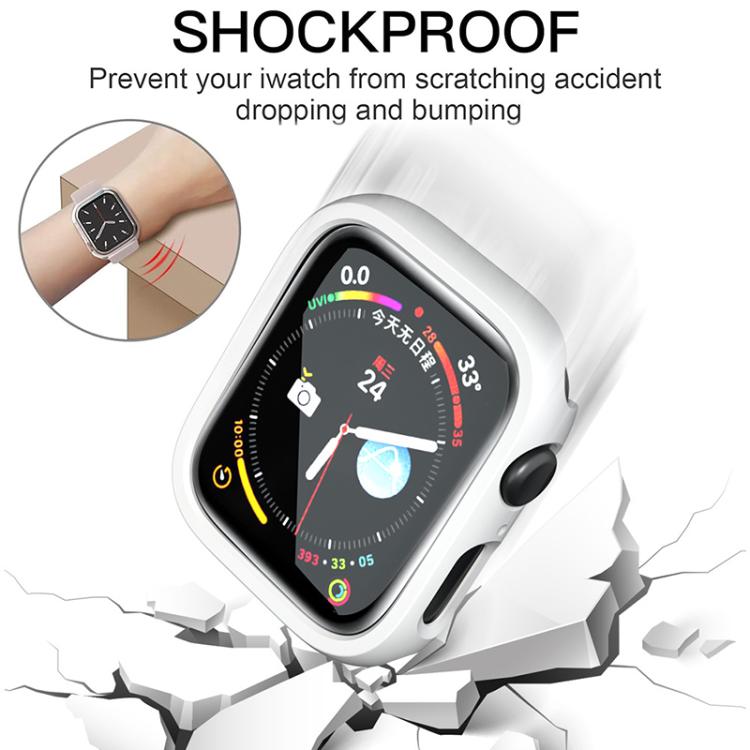 Coque de montre xDfind en polycarbonate givré ajouré, demi-couverture, pour Apple Watch Series 6/5/4/SE 44 mm, pour Apple Watch Series 6/5/4/SE 40 mm, pour Apple Watch Series 11 46 mm/10 46 mm, pour Apple Watch Series 11 42 mm/10 42 mm