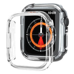 xDfind PC Frosted Hollow Half Coverage Watch Cover, For Apple Watch Ultra 3 / 2 / 1 49mm, For Apple Watch Series 9 / 8 / 7 45mm, For Apple Watch Series 9 / 8 / 7 41mm, For Apple Watch Series 3 / 2 / 1 38mm