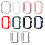 Coque de montre xDfind en polycarbonate givré ajouré, demi-couverture, pour Apple Watch Series 6/5/4/SE 44 mm, pour Apple Watch Series 6/5/4/SE 40 mm, pour Apple Watch Series 11 46 mm/10 46 mm, pour Apple Watch Series 11 42 mm/10 42 mm