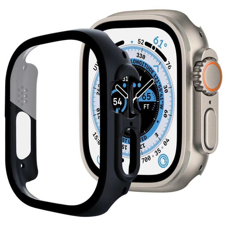 Protection d'écran en verre trempé xDfind avec boîtier en polycarbonate intégré, compatible avec Apple Watch Series 3/2/1 42 ​​mm
