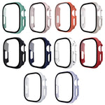xDfind Tempered Glass Film Integrated PC Watch Cover, For Apple Watch Series 6 / 5 / 4 / SE 44mm, For Apple Watch Series 6 / 5 / 4 / SE 40mm, For Apple Watch Series 11 46mm / 10 46mm, For Apple Watch Series 11 42mm / 10 42mm