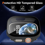 xDfind Tempered Glass Film Integrated PC Watch Cover, For Apple Watch Series 6 / 5 / 4 / SE 44mm, For Apple Watch Series 6 / 5 / 4 / SE 40mm, For Apple Watch Series 11 46mm / 10 46mm, For Apple Watch Series 11 42mm / 10 42mm