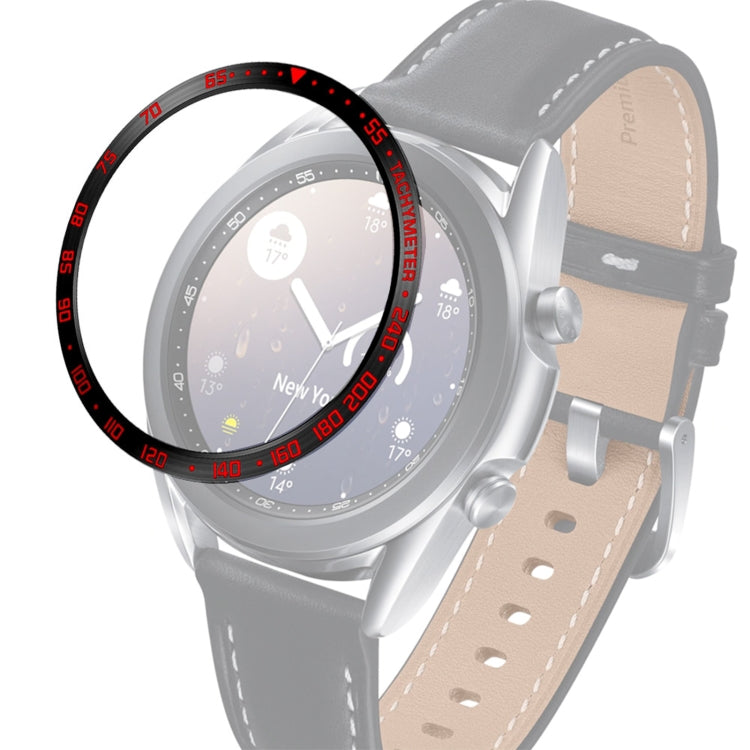 Bague de lunette en acier pour montre connectée, version E, pour Samsung Galaxy Watch 3 41mm, pour Samsung Galaxy Watch 3 45mm