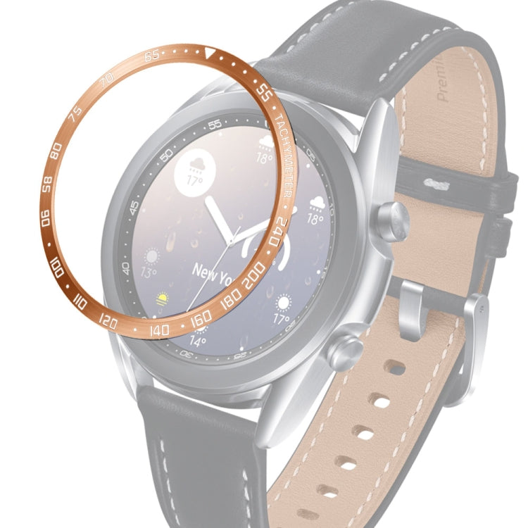 Bague de lunette en acier pour montre connectée, version E, pour Samsung Galaxy Watch 3 41mm, pour Samsung Galaxy Watch 3 45mm