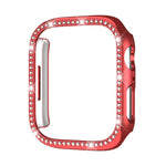 Boîtier de montre xDfind à motif diamant ajouré à une rangée, compatible avec Apple Watch Series 11 46 mm / 10 46 mm et Apple Watch Series 11 42 mm / 10 42 mm