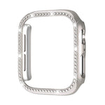 Boîtier de montre xDfind à motif diamant ajouré à une rangée, compatible avec Apple Watch Series 11 46 mm / 10 46 mm et Apple Watch Series 11 42 mm / 10 42 mm