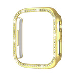 Boîtier de montre xDfind à motif diamant ajouré à une rangée, compatible avec Apple Watch Series 11 46 mm / 10 46 mm et Apple Watch Series 11 42 mm / 10 42 mm