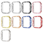 Boîtier de montre xDfind à motif diamant ajouré à une rangée, compatible avec Apple Watch Series 11 46 mm / 10 46 mm et Apple Watch Series 11 42 mm / 10 42 mm