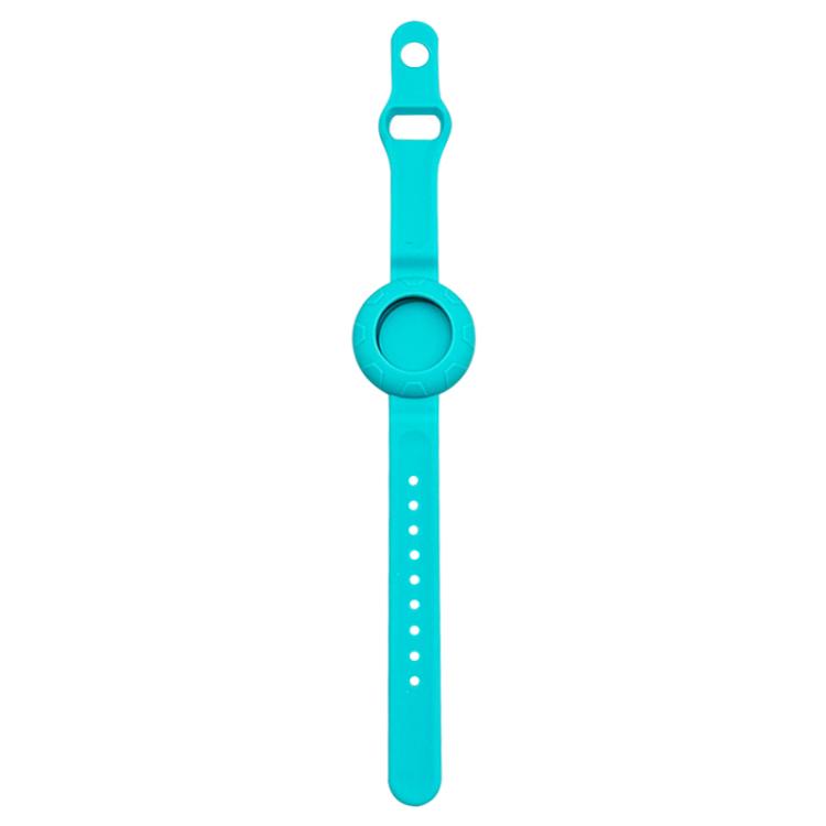 xDfind Housse de protection en silicone texturé football, style bracelet, anti-perte, pour AirTag 2ème génération / AirTag 1ère génération