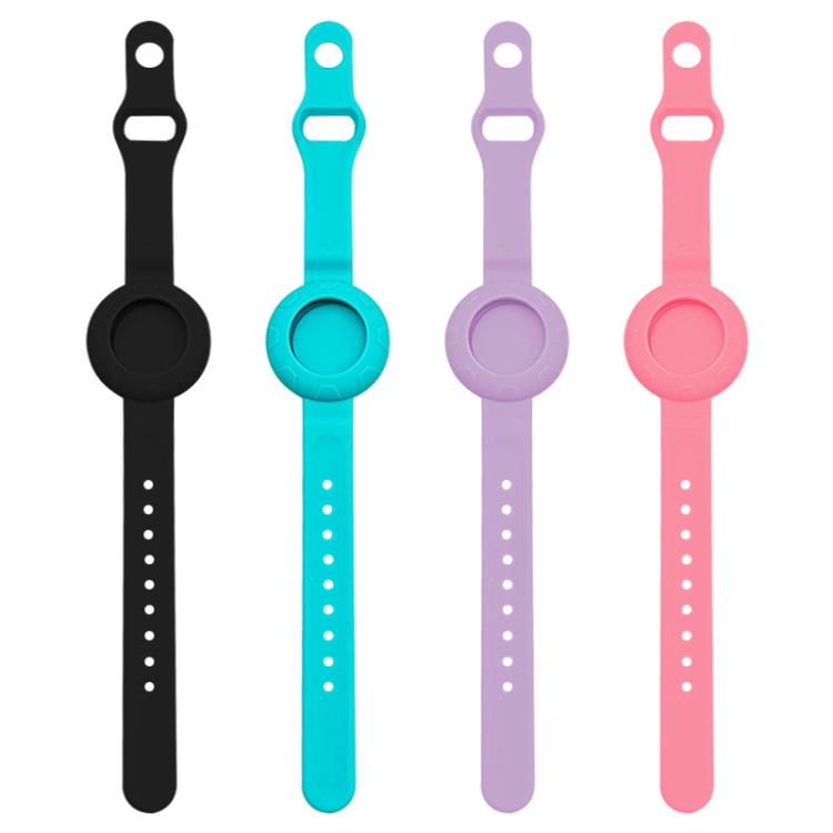 xDfind Housse de protection en silicone texturé football, style bracelet, anti-perte, pour AirTag 2ème génération / AirTag 1ère génération
