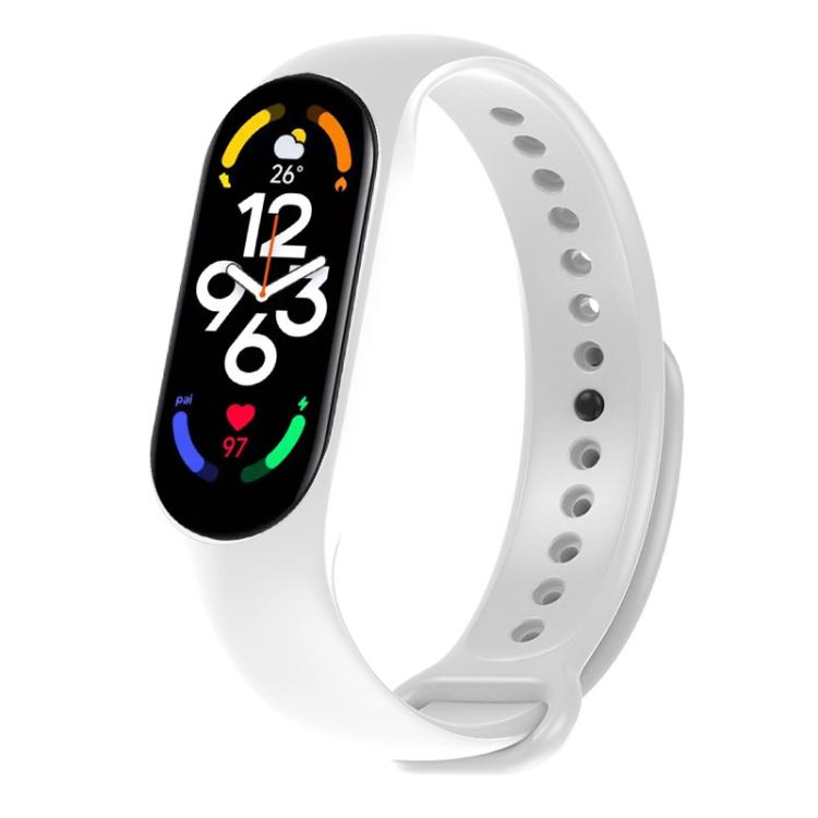xDfind Solid Color Integrated Cover Silicone Watch Band, For Xiaomi Smart Band 10 / 9 / 8