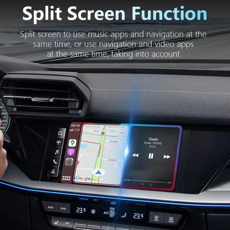 Boîtier intelligent de voiture pour CarPlay et Android Auto filaire vers sans fil
