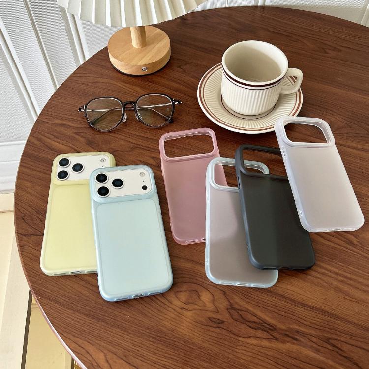 Étui de téléphone givré translucide en TPU à couverture complète, Pour iPhone 17 Pro Max, Pour iPhone 17 Pro, Pour iPhone 17, Pour iPhone Air