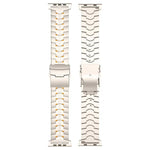 Bracelet de montre en alliage de titane bicolore détachable de 26 mm de large avec fermoir de sécurité, pour Apple Watch 46 mm / 49 mm / 45 mm / 44 mm