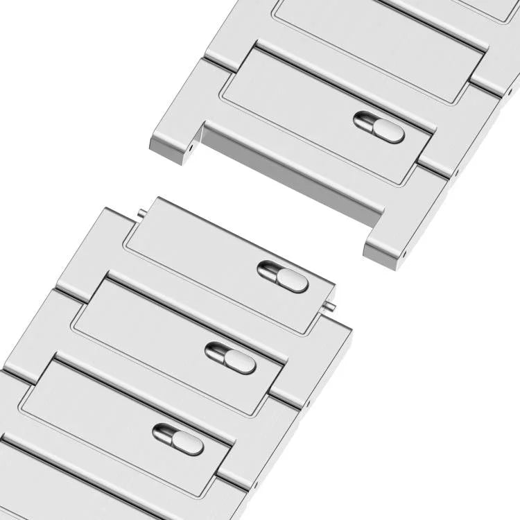 Bracelet de montre en alliage de titane avec fermoir de sécurité à dégagement rapide en forme de I, compatible avec les Apple Watch 46 mm / 49 mm / 45 mm / 44 mm et 42 mm / 41 mm / 40 mm / 38 mm.