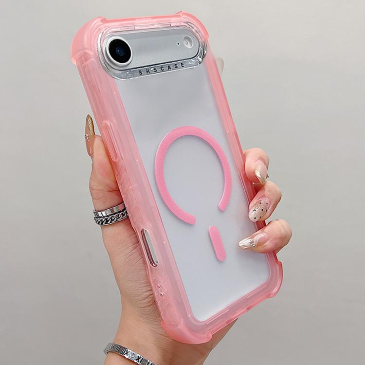 Coque de téléphone MagSafe hybride 3-en-1 en PC et TPU mat transparent, pour iPhone 17 Pro Max, pour iPhone 17 Pro, pour iPhone 17, pour iPhone Air, pour iPhone 16 Pro Max, pour iPhone 16 Pro, pour iPhone 16 Plus, pour iPhone 16