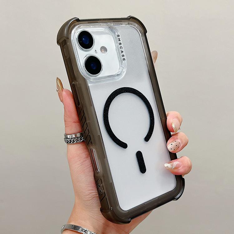 Coque de téléphone MagSafe hybride 3-en-1 en PC et TPU mat transparent, pour iPhone 17 Pro Max, pour iPhone 17 Pro, pour iPhone 17, pour iPhone Air, pour iPhone 16 Pro Max, pour iPhone 16 Pro, pour iPhone 16 Plus, pour iPhone 16