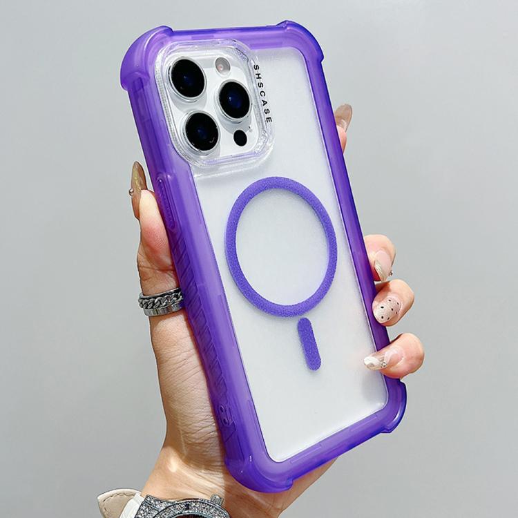 Coque de téléphone MagSafe hybride 3-en-1 en TPU mat transparent, pour iPhone 15 Pro Max, pour iPhone 15 Pro, pour iPhone 15 Plus, pour iPhone 15, pour iPhone 14 Plus, pour iPhone 14, pour iPhone 14 Pro, pour iPhone 14 Pro Max