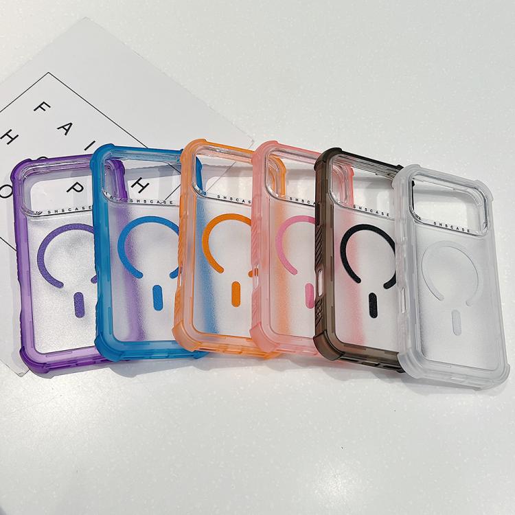 Coque de téléphone MagSafe hybride 3-en-1 en PC et TPU mat transparent, pour iPhone 17 Pro Max, pour iPhone 17 Pro, pour iPhone 17, pour iPhone Air, pour iPhone 16 Pro Max, pour iPhone 16 Pro, pour iPhone 16 Plus, pour iPhone 16