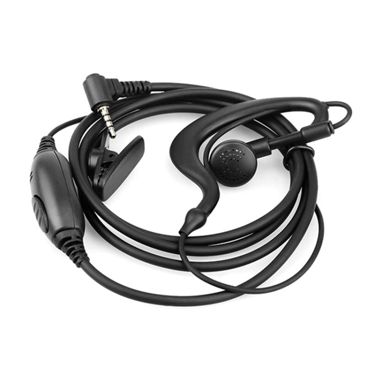Casque micro oreillette 1 broche pour talkie-walkie RETEVIS EE090Z, compatible RETEVIS RT20, EE090Z