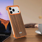 Coque de téléphone MagSafe J TRIBE sans cadre en métal avec texture bois, Pour iPhone 17 Pro Max, Pour iPhone 17 Pro, Pour iPhone 17, Pour iPhone Air, Pour iPhone 16 Pro Max, Pour iPhone 16 Pro, Pour iPhone 15 Pro Max, Pour iPhone 15 Pro