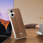Coque de téléphone MagSafe J TRIBE sans cadre en métal avec texture bois, Pour iPhone 17 Pro Max, Pour iPhone 17 Pro, Pour iPhone 17, Pour iPhone Air, Pour iPhone 16 Pro Max, Pour iPhone 16 Pro, Pour iPhone 15 Pro Max, Pour iPhone 15 Pro